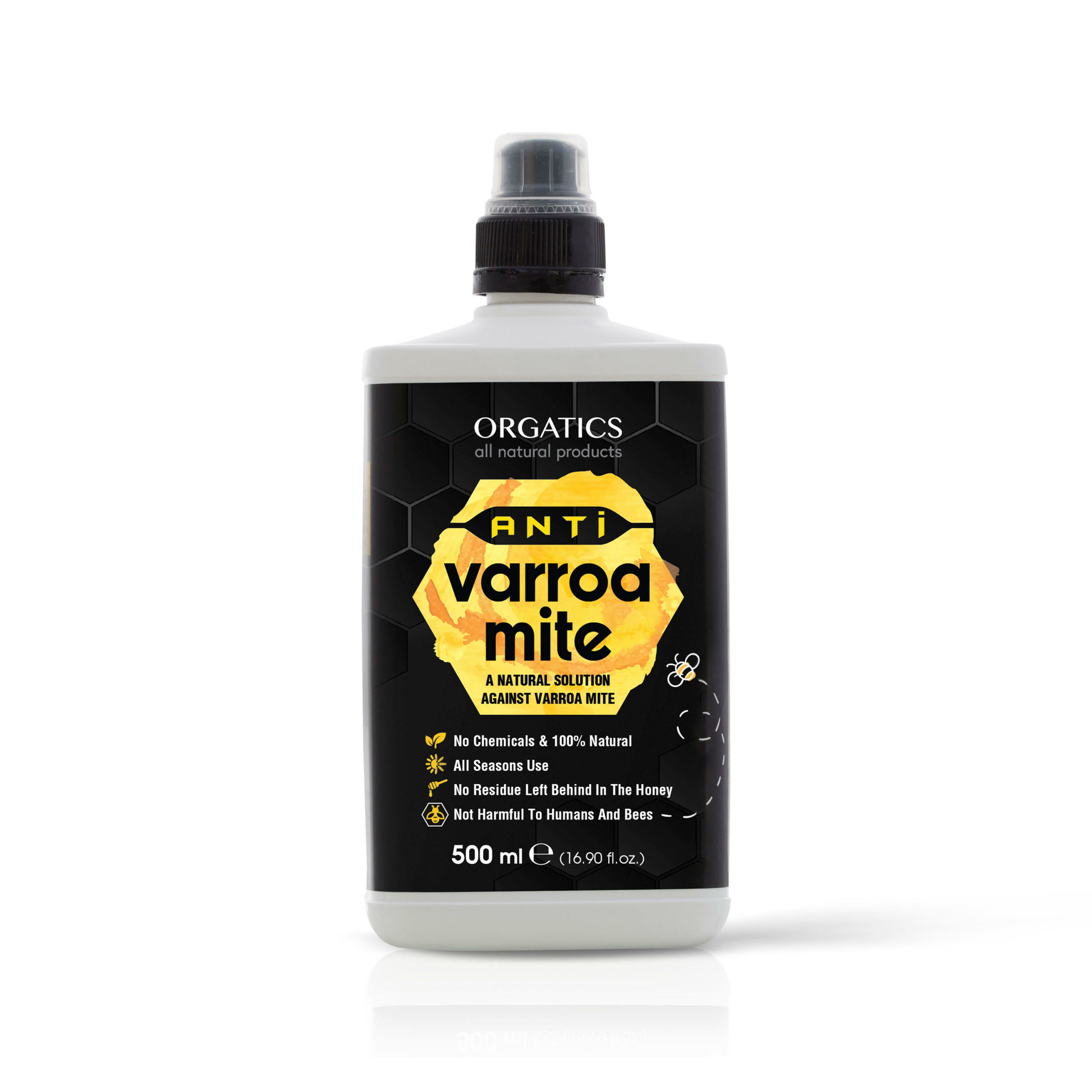 ORGATICS Anti Varroa Mite - 500 ml (Front)