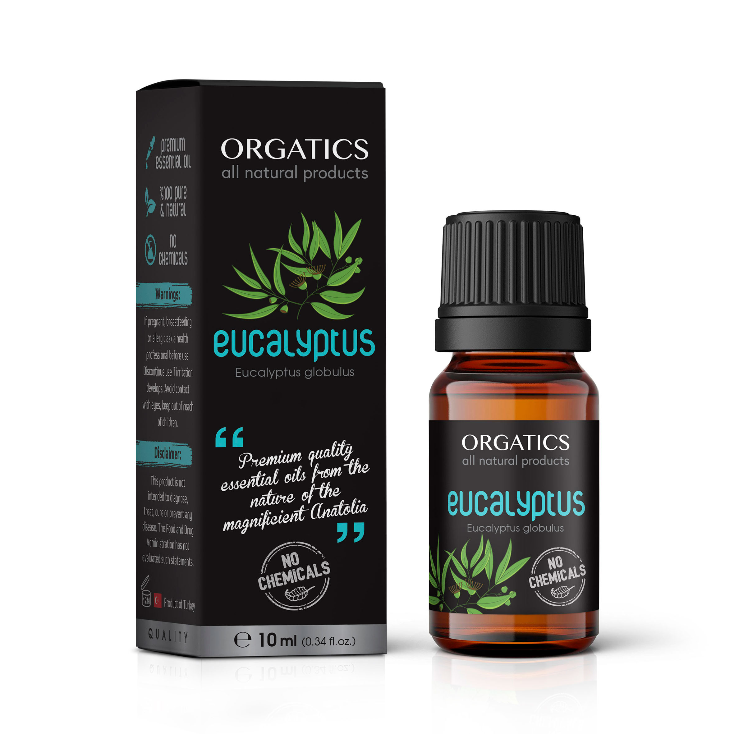 ORGATICS Eucalyptus Oil Bottle with Box